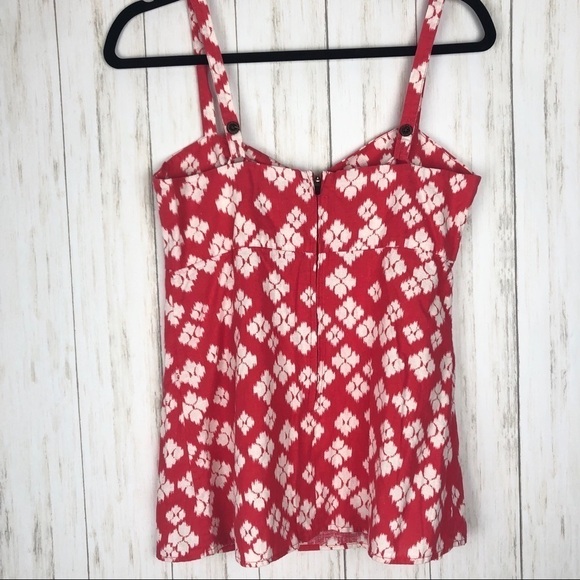 Patagonia red floral tank size 6 - Picture 4 of 4
